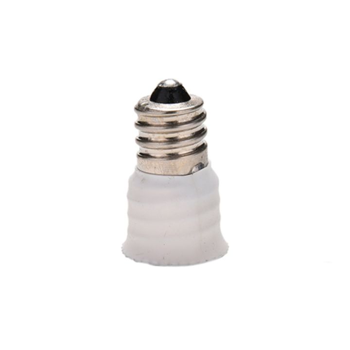 smceyl-shop-qia-e12-to-e14-หลอดไฟขั้วหลอดไฟอะแด๊ปเตอร์แปลงเต้ารับฐานไฟ-candelabra-สีขาว