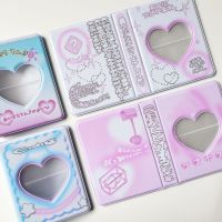 3 Inch INS Heart Hollow Photo Album Two Palace Grid Storage Album Sweet Star Chasing Album Collection Book Photocard Holder