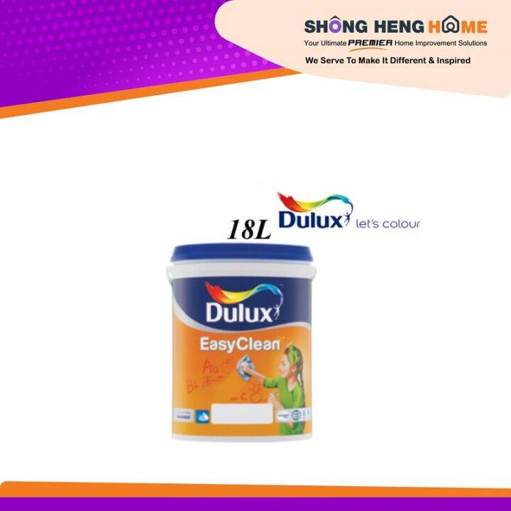 [COLLECT RM30 OFF VOUCHER] Dulux EasyCleanInterior18LAny Color PM