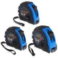 【CW】3M 5M Retractable Tape Measure 3-Way-Lock Metric Rubber Measuring Tape Rule