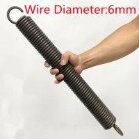 Wire Diameter 6mm Heavy Steel Extension Spring With Hook Nails Screws Fasteners