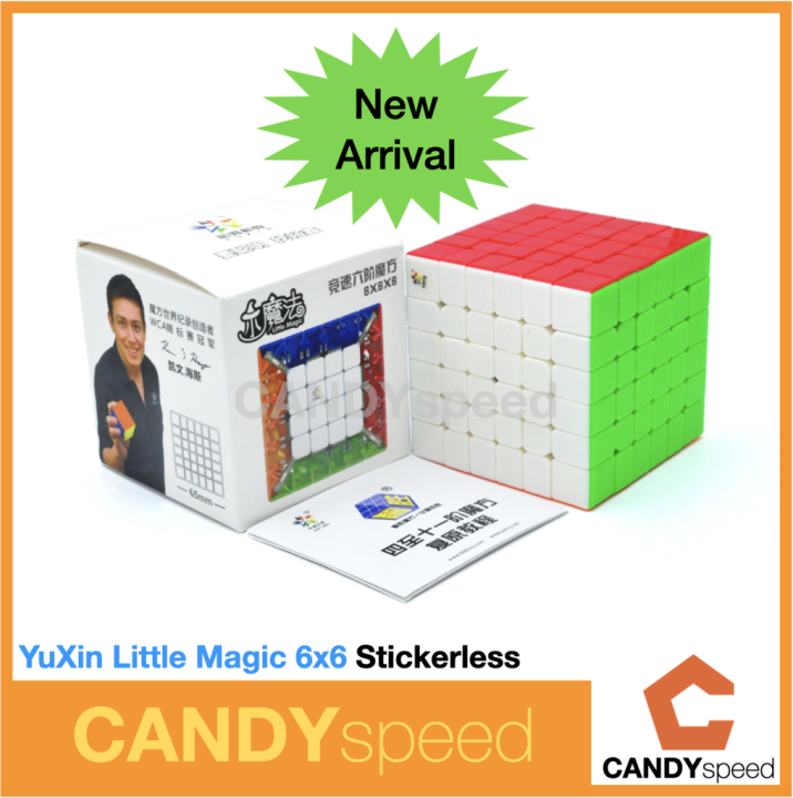 yuxin-little-magic-6x6-stickerless-รูบิค-6x6-rubik-cube