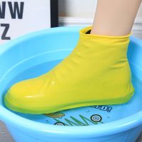 Waterproof Non-slip Rain Boots Reusable Silicone Shoe Cover Outdoor Travel Camping Hiking Fshing Righ Tube Wear Shoe Cover