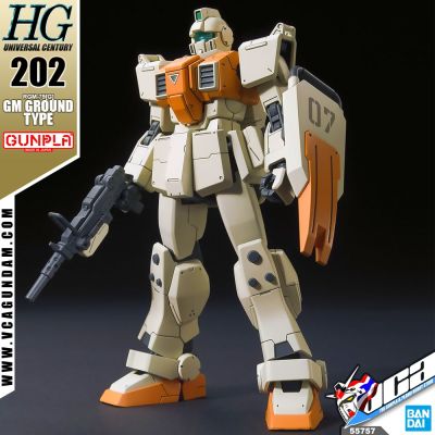 ⭐️ BANDAI GUNPLA HIGH GRADE UNIVERSAL CENTURY HGUC HG 1/144 GM GROUND TYPE ประกอบ หุ่นยนต์ โมเดล กันดั้ม กันพลา ของเล่น VCA GUNDAM