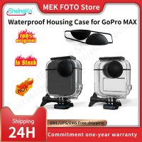 Sheingka เคสกระเป๋ากล้องกันน้ำสำหรับ Gopro MAX ผ้าคลุมดำใต้น้ำป้องกันการดำน้ำสำหรับ Go Pro อุปกรณ์เสริมกล้องสูงสุด