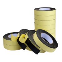 2M/5M/10M Window Door Foam Adhesive Draught Excluder Strip Sealing Tape Adhesive Tape Rubber Weather Strip E/D/I-type Decorative Door Stops