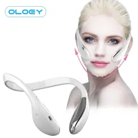 Electric V Face Lifting Double Chin Reducer Lifting Facial Slimming Shaping Microcurrent Led Light Devices Neck Massager Lift