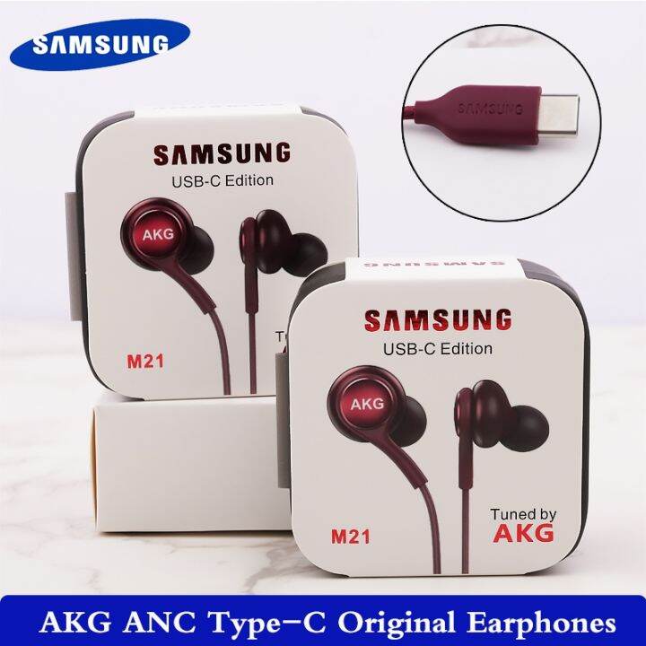 Original Samsung Type C ANC Earphones In ear Wired Mic Volume Control