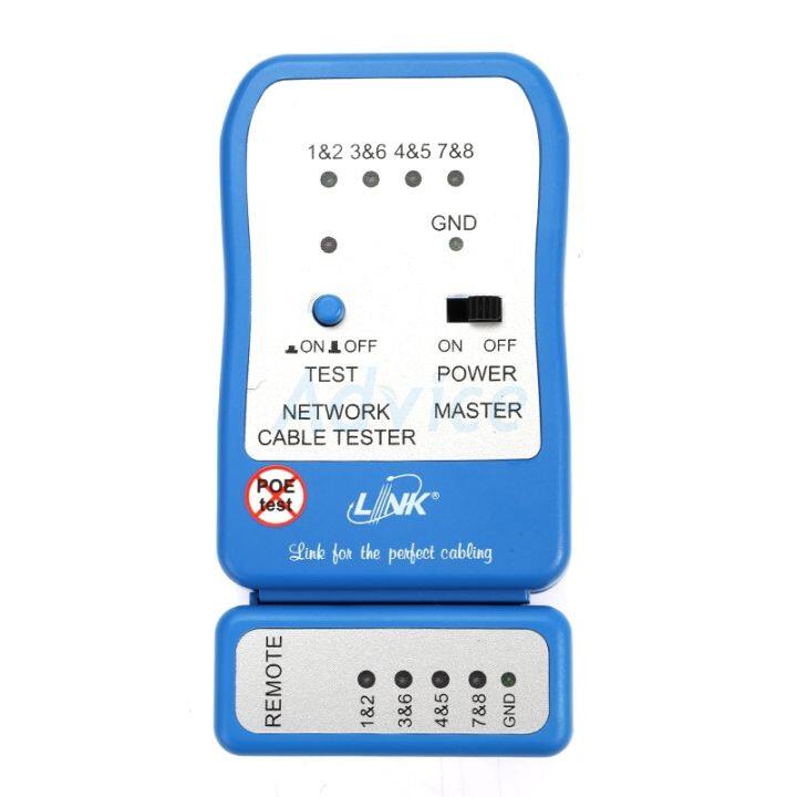 อุปกรณ์ทดสอบสัญญาณสาย-lan-สายโทรศัพท์-cable-tester-link-tx-1302