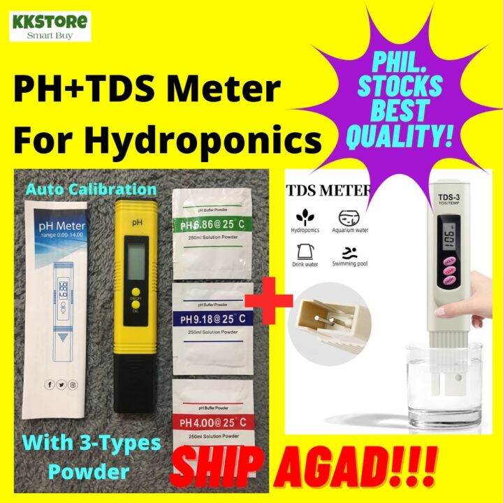 Wonder Garden PH TDS EC Meter Temperature Portable Digital Water Tester hydroponics ph