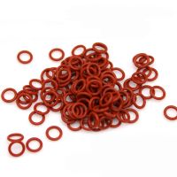 Silikon merah o-ring CS 1.5/2/2.4/4mm OD 5-80mm gasket cincin makanan kelas tahan air dan terisolasi