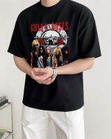 Happy Humans - เสื้อยืดคอกลมลาย Guns N Roses Rock Never Die เสื้อยืด oversize เสื้อยืดวินเทจ size S-3XL