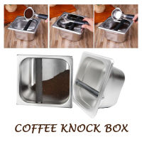ถังทิ้งกากกาแฟ ถังเคาะกาแฟแบบสแตนเลส ถังเคาะกากกาแฟ ฟู้ดเกรด ที่เคาะกากกาแฟ ถัง กากกาแฟ Coffee Knock Box