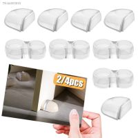 ✾ 2pcs Floor Stopper Transparent Self Adhesive Door Stops Wall Buffer Protector Door Handle Bumper Anti-Collision Door Holder