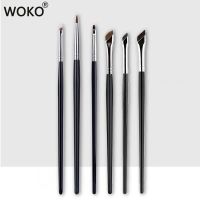 ◇  6PCS Eyeliner Sets Thin Gel Makeup Brushes Flat Top Concealer Detailed Make Up