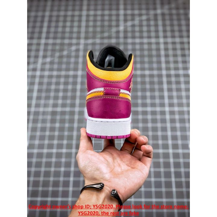 hot-original-nk-ar-j0dn-1-mid-familia-white-yellow-pink-day-of-the-dead-basketball-shoes-skateboard-shoes-free-shipping