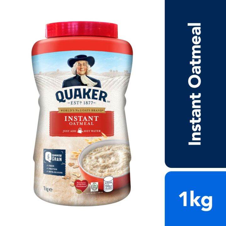 ♬Quaker Instant Oatmeal 1kg (Jar) Lazada PH