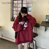 SALOME SELECT เสื้อฮู้ด เสื้อแขนยาวอบอุ่น หลวมและสบาย ทันสมัย ทันสมัย ทันสมัย สไตล์ WWY23A00VF 42Z231017