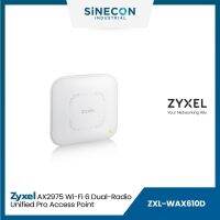 Zyxel ไซเซล รุ่น WAX650S อุปกรณ์ขยายสัญญาณ Wireless AX3550 (WiFi 6), 4x4 MIMO with Smart Antenna