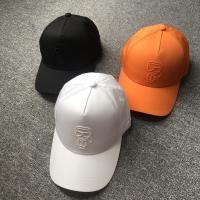 【Hot Sale】 Export order French sing le new hollow embossed portrait log o baseball cap sun visor