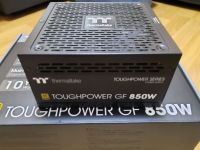 เพาเวอร์ซัพพลาย มือสอง สภาพมือหนึ่ง ยี่ห้อ THERMALTAKE รุ่น TOUGHPOWER GF 850W 80PLUS GOLD มีอุปกรณ์ พร้อมกล่องเดิม  ****รับประกันแท้ 100%*****