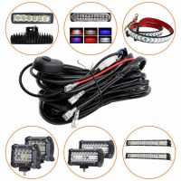 +——{} 180W 12V 40A 1 To 2 Light Bar Relay Harness Kits Wiring Switch For LED Fog Strip Lights HID Work Lamps Searchlight Control Parts