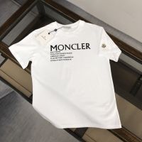 Moncleros3เสื้อยืดแขนสั้นสำหรับผู้หญิงและผู้ชาย,เสื้อยืดคู่รักคุณภาพสูงเทรนด์การพิมพ์ผ้าฝ้ายบริสุทธิ์ลำลองแขนเข้าได้กับทุกรุ่นฤดูร้อน