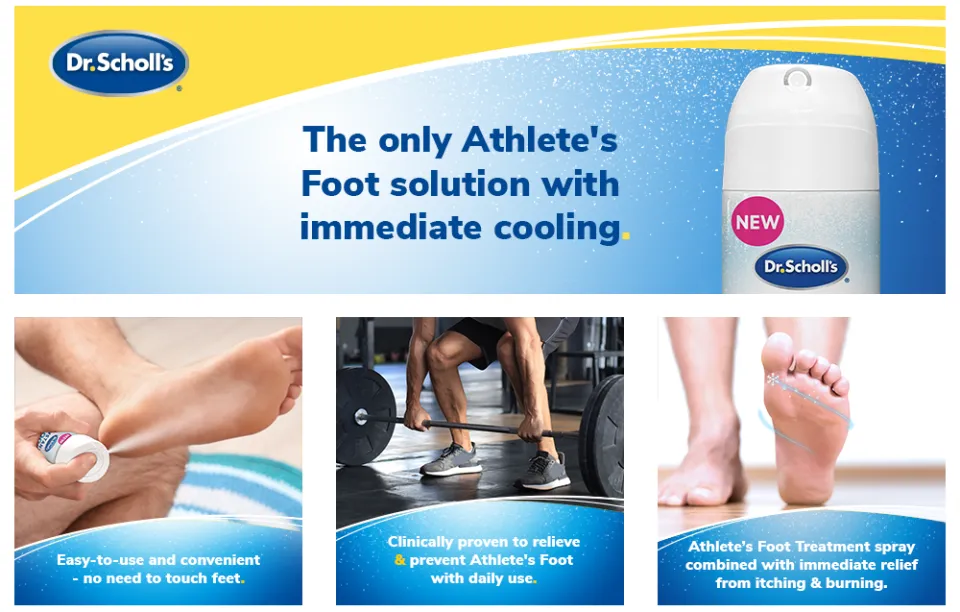 Dr. Scholl's Instant Cool Athlete's Foot Treatment Spray - 5.3 oz