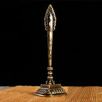 【High-quality】 ทิเบตเนปาลเนปาล Tantra บ้าน Bronze Manjusri Precious Vajra ลูกตุ้มทองพระพุทธรูป