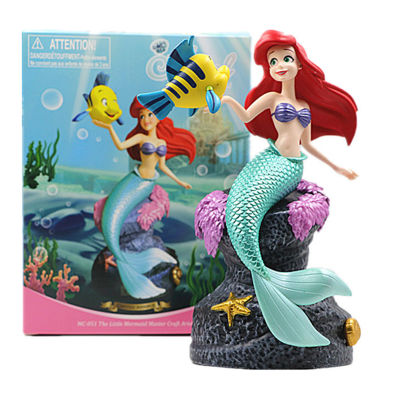 Cartoon The Mermaid Figures Toy Unique Design Simulation Miniature Models for Kids Boys Girls Birthday Gifts
