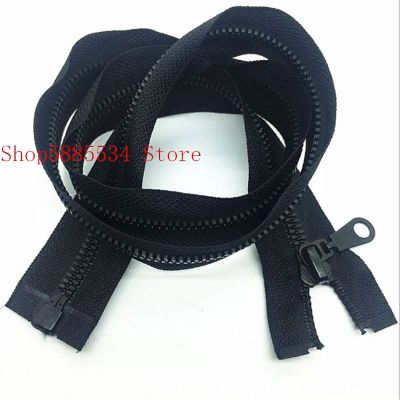 卐■☁ 1/2/5PCS 5 28 Inch (70cm) black Separating Jacket Zippers Sewing Zipper Heavy Duty Plastic Zippers Bulk process open-end