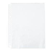 Pack of 200 A5 Clear Punched Pockets - Plastic Folders