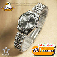 AMERICA EAGLE นาฬิกาข้อมือผู้หญิง สายสแตนเลส รุ่น SW001L – SILVER/SILVER