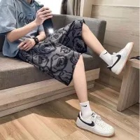 Triple A Cubs shorts male ins Hong Kong style casual five-point pants loose tide brand summer pants trend outer wear sports pants