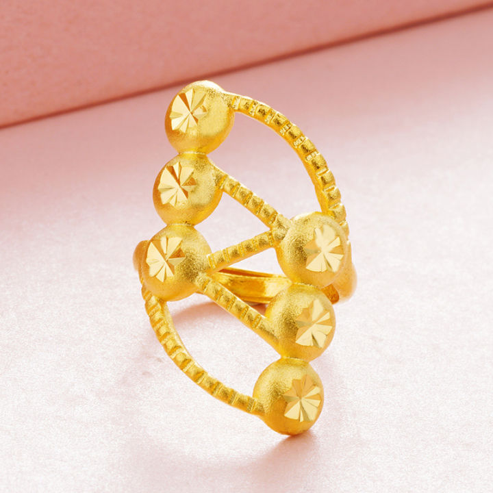 ฟรีค่าจัดส่ง-แหวนทองแท้-100-9999-แหวนทองเปิดแหวน-แหวนทองสามกรัมลายใสสีกลางละลายน้ำหนัก-3-96-กรัม-96-5-ทองแท้-rg100-171