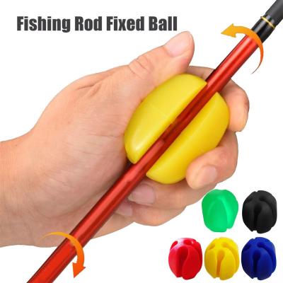 1pcs Reusable Fishing Rod Tie Holder Pole Fastener Gear Fishing Tackle Supply Binding Elastic Strong Flexible Rubber Tool T1B7