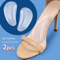 ส้นสูง Professional Arch Orthotic Support Insole สำหรับ WomenSilicone เจลเท้า Flatfoot Corrector โปร่งใสรองเท้า Cushion