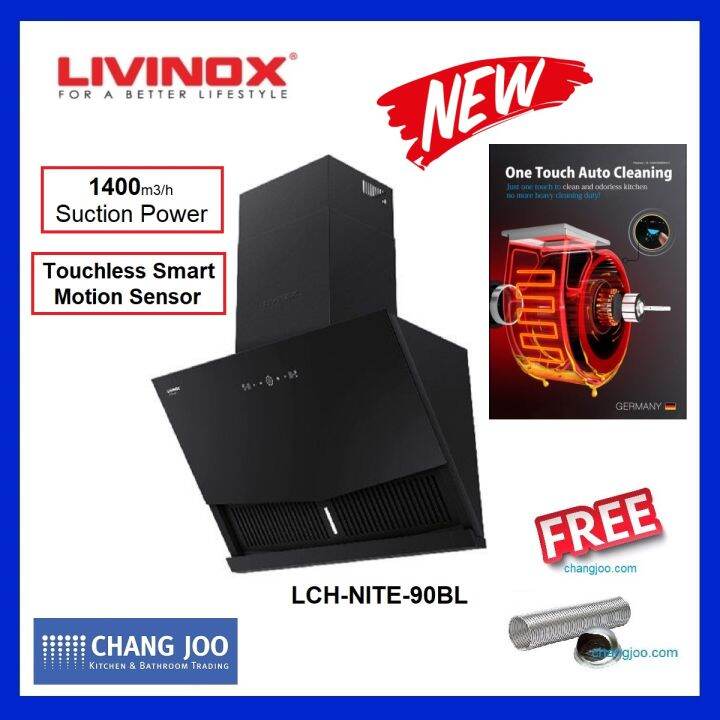 LIVINOX LCHNITE90BL Cooker Hood Lazada