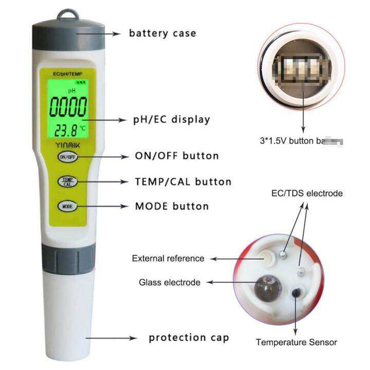 professional-3in1-ph-meter-backlight-ph-ec-เครื่องวัดอุณหภูมิเครื่องตรวจคุณภาพน้ำ-tester