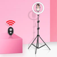 202110inch26cm Video Light Dimmable LED Selfie Ring Light Photography Ring lamp with Tripod Stand For Youtube Makeup Video