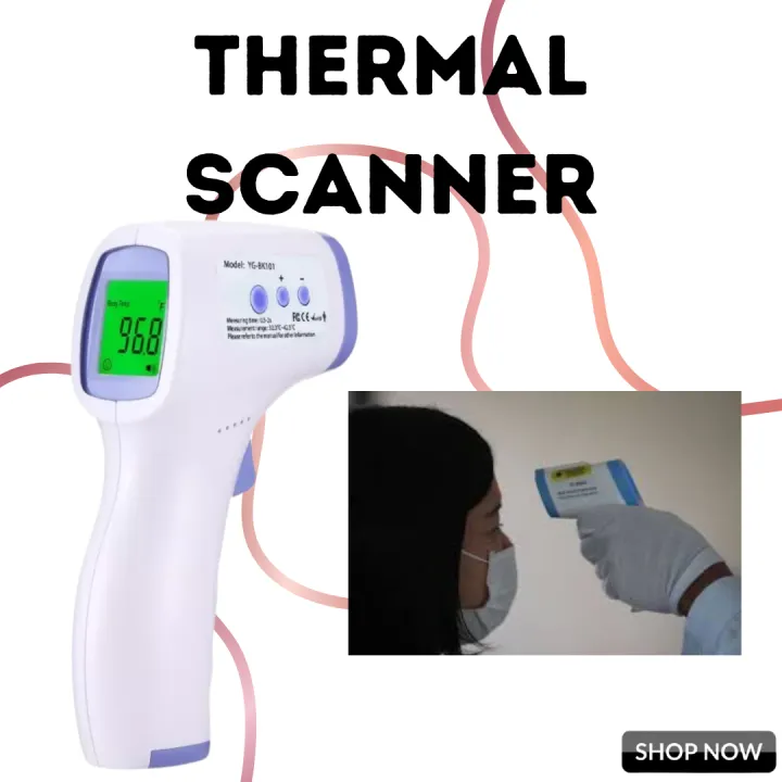 ORIGINAL Thermal Scanner Thermometer Non contact LCD Display Infrared