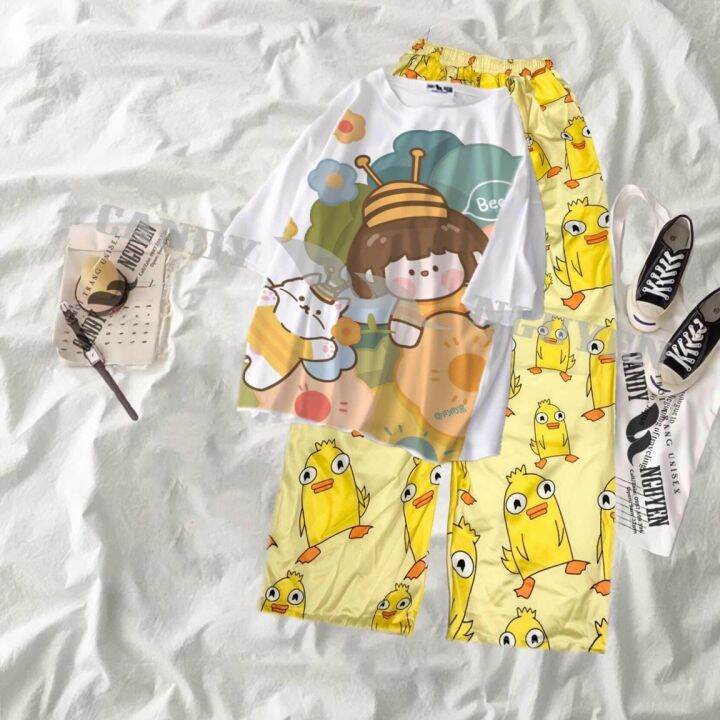 Đồ Bộ Mặc Nhà Coton Hoạt Hình 3D Cartoon Quần Ống Rộng Hot Trend Siêu Dễ Thương , Đồ Bộ Mặc Nhà Hàn Quốc , Đồ Bộ Coton Xinh Xắn TTSLB0014 Đồ Bộ Mặc Nhà Coton Hoạt Hình 3D Cartoon Quần Ống Rộng Hot Trend Siêu Dễ Thương , Đồ Bộ Mặc Nhà Hàn Quốc , Đồ Bộ Coton Xinh Xắn TTSLB0014