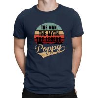 Poppy The Man The Myth The Legend Retro Vintage Pattern T-Shirt Great Idea Gift Unisex Tees S-4XL-5XL-6XL