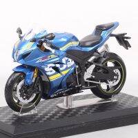 โมเดลรถมอเตอร์ไซค์แข่ง GSX-R1000 2018 Suzuki โมเดล Diecasts &amp; ของเล่นยานพาหนะ Moto Bikes ของเล่นจำลองขาตั้งของขวัญ