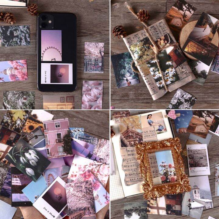 300-pieces-washi-paper-sticker-set-daily-scenery-life-stuff-travel-kawaii-stickers-aesthetic-stickers-for-scrapbooking