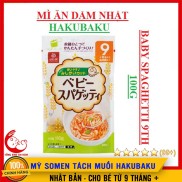 Mỳ Tách Muối Hakubaku Nhật Bản Vị Spaghetti Cho Bé Ăn Dặm Từ 9M+ HSD 2022