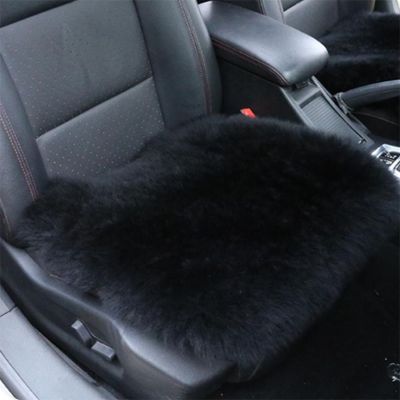 100% Natural Fur Australian Sheepskin Car Seat Covers Universal Wool Car Seat Cushion,Winter Warm Car Seat Cover