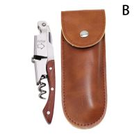 ✟ﺴ✆ 1PCS Waiters Wine Knife Corkscrews Stainless Steel Corkscrew Wine Key Beer Bottle Opener Foil Cutter Wood Handle Openers