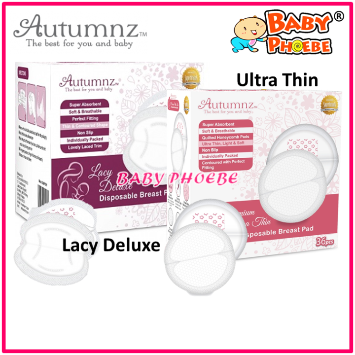 Autumnz LACY Deluxe Disposable Breast Pads 36pcs