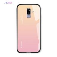 Ốp Điện Thoại Kính Cường Lực Gradient Dành Cho Samsung Galaxy J8 2018 Ốp Lưng Vỏ Bảo Vệ Cứng Nhiều Màu Bằng TPU Chống Sốc Thời Trang Sang Trọng thumbnail